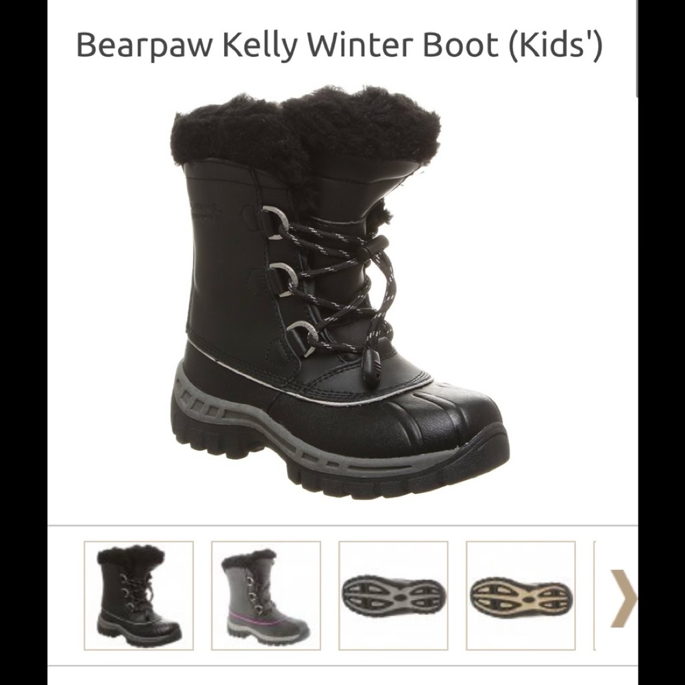Kids BearPaw Snow Boots